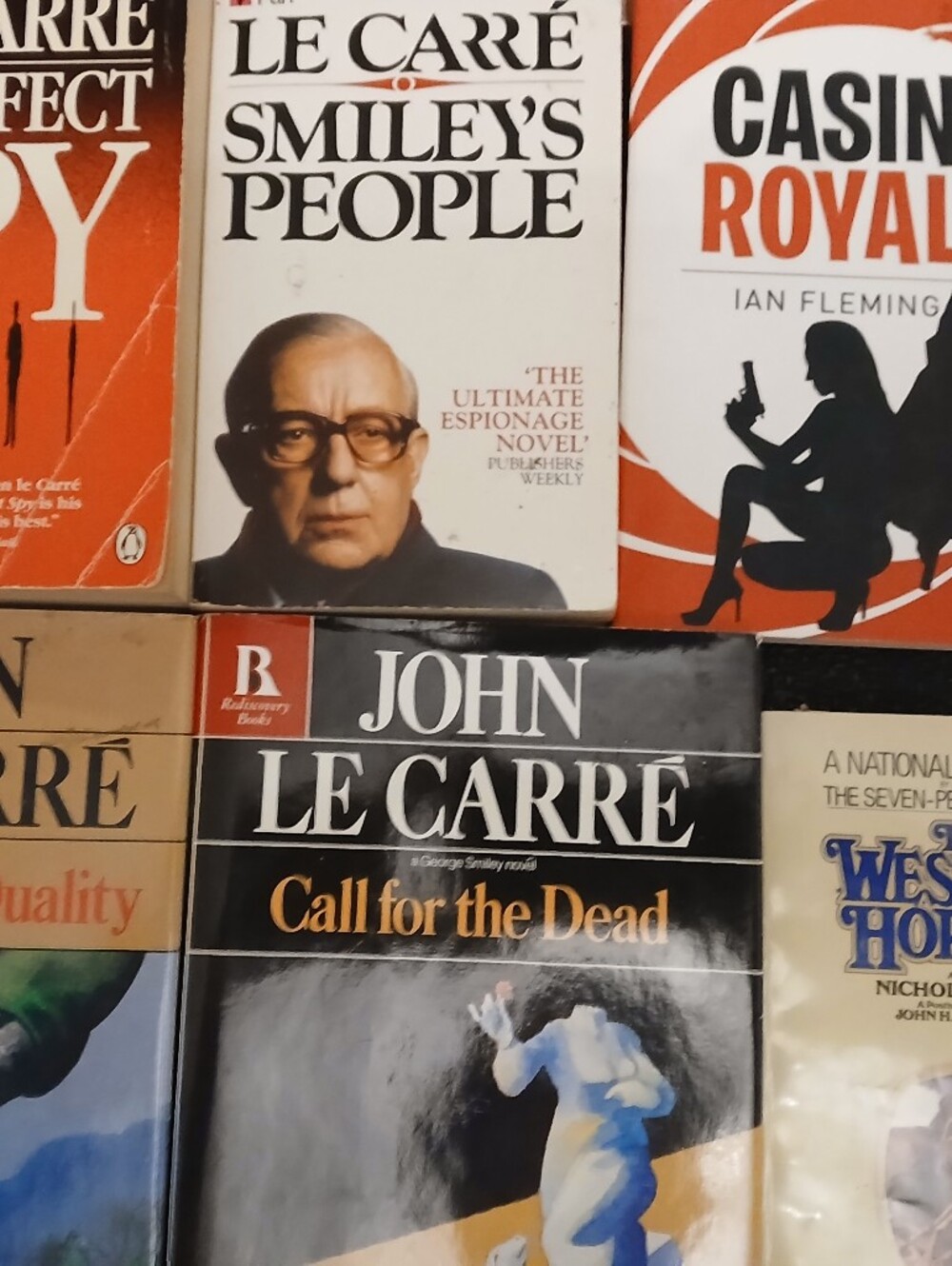 Assorted John le Carré & James Bond And Sherlock Holmes Paperback Book Lot
